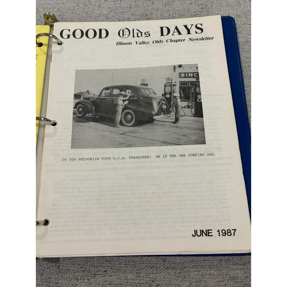 Journey Of Olds‎ Oldsmobile Club Of America Newsletters 1987/1988